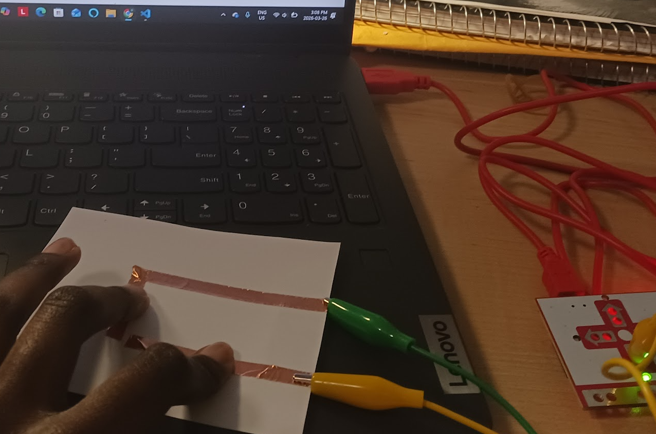 Experimenting with copper tape